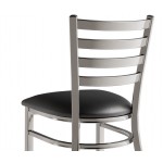 Lancaster Table & Seating Clear Coat Finish Ladder Back Chair with 2 1/2 Lancaster Table & Seating Clear Coat Finish Ladder Back Chair with 2 1/2
