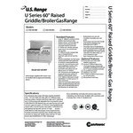 U.S. Range U60-6R24RS LP Liquid Propane 6 Burner 60 U.S. Range U60-6R24RS LP Liquid Propane 6 Burner 60