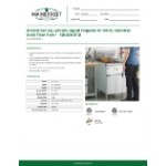 MainStreet Equipment Liquid Propane 70-100 lb. Stainless Steel Floor Fryer - 150,000 BTU