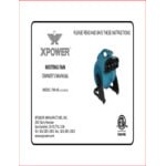 XPOWER FM-48 Portable 3-Speed Outdoor Cooling Misting Fan with Sealed Motor