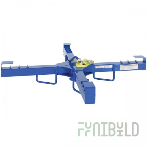 Vestil BBL-4 4,000 lb. Steel Bulk Bag Lifter with 4 Hooks