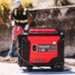 Tomahawk Inverter Series Gasoline-Powered Portable Inverter Generator with Electric Push Start TG9000i - 7,600 / 9,000W, 120/240V