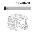 Tomahawk Inverter Series Gasoline-Powered Portable Inverter Generator with Electric Push Start TG9000i - 7,600 / 9,000W, 120/240V