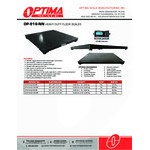 Optima Weighing Systems OP-916-5x5-5-NN 5,000 lb. Heavy-Duty Floor Scale with 60