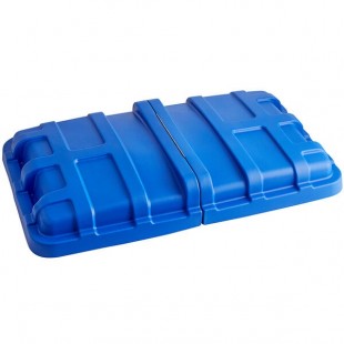 Lavex 27 Cubic Foot Blue Cube Truck Lid