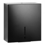 Bobrick Fino B-9944 8.5 Gallon Surface-Mounted Paper Towel Dispenser / Waste Receptacle with Satin Finish