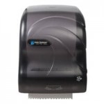 San Jamar T7400TBK Simplicity Essence Classic Black Pearl Mechanical Hands Free Paper Towel Dispenser