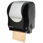 San Jamar T7400TBK Simplicity Essence Classic Black Pearl Mechanical Hands Free Paper Towel Dispenser