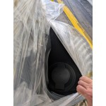 Rubbermaid® BRUTE 32 Gallon Blue Round Trash Can and Dome Top Lid Rubbermaid® BRUTE 32 Gallon Blue Round Trash Can and Dome Top Lid