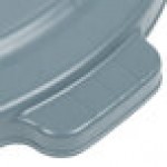 Rubbermaid® FG264560GRAY BRUTE 44 Gallon Gray Round Trash Can Lid