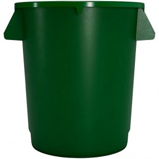 Carlisle 84101009 Bronco 10 Gallon Green Round Trash Can Carlisle 84101009 Bronco 10 Gallon Green Round Trash Can