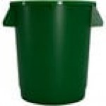 Carlisle 84101009 Bronco 10 Gallon Green Round Trash Can Carlisle 84101009 Bronco 10 Gallon Green Round Trash Can