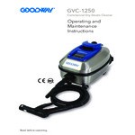 Goodway Technologies Commercial Portable Stainless Steel Dry Steam Cleaner with Tool Kit GVC-1250 - 120V, 1,650W