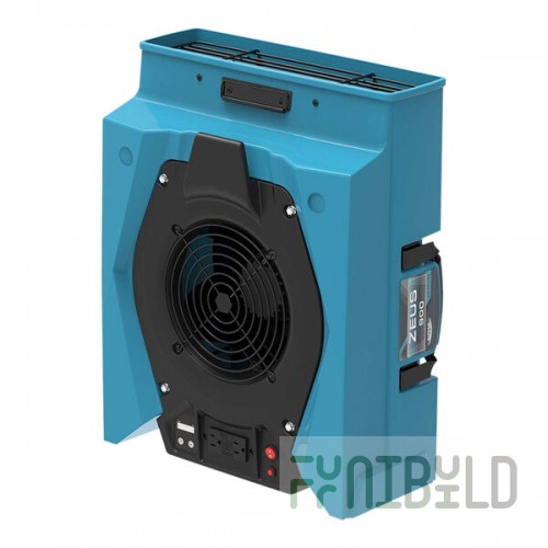 AlorAir Zeus 900 Blue Variable-Speed Radial Air Mover - 950 CFM, 115V