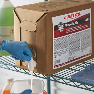 Betco 6060500B Untouchable 5 Gallon Bag in Box Floor Finish with SRT Betco 6060500B Untouchable 5 Gallon Bag in Box Floor Finish with SRT