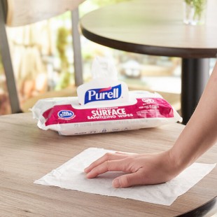 PURELL® Foodservice No-Rinse Food Contact Surface Sanitizing Wipes - 864/Case PURELL® Foodservice No-Rinse Food Contact Surface Sanitizing Wipes - 864/Case