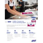 PURELL® Foodservice No-Rinse Food Contact Surface Sanitizing Wipes - 864/Case PURELL® Foodservice No-Rinse Food Contact Surface Sanitizing Wipes - 864/Case