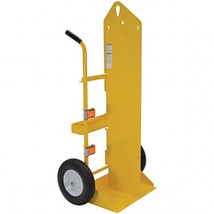 Vestil 500 lb. Welding Torch / Cylinder Cart with 2 Cylinder Capacity, Lift Eye, 16