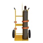 Vestil 500 lb. Welding Torch / Cylinder Cart with 2 Cylinder Capacity, Lift Eye, 16