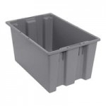 Quantum LID241GY Gray Lid for SNT240GY Stack and Nest Tote