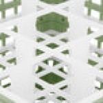 Vollrath 52736 Signature Full-Size Light Green 9-Compartment 11 3/8 Vollrath 52736 Signature Full-Size Light Green 9-Compartment 11 3/8