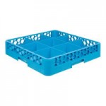 Carlisle RG25-214 25 OptiClean Compartment Glass Rack with 2 Extenders