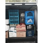 Carlisle RG25-214 25 OptiClean Compartment Glass Rack with 2 Extenders