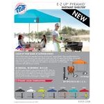 E-Z Up PR3WH10WH Pyramid Instant Shelter 10' x 10' White Canopy with White Frame E-Z Up PR3WH10WH Pyramid Instant Shelter 10' x 10' White Canopy with White Frame