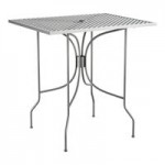 Lancaster Table & Seating Harbor Gray Steel Mesh Outdoor Arm Chair Lancaster Table & Seating Harbor Gray Steel Mesh Outdoor Arm Chair