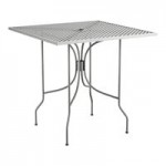Lancaster Table & Seating Harbor Gray Steel Mesh Outdoor Arm Chair Lancaster Table & Seating Harbor Gray Steel Mesh Outdoor Arm Chair