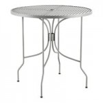 Lancaster Table & Seating Harbor Gray Steel Mesh Outdoor Arm Chair Lancaster Table & Seating Harbor Gray Steel Mesh Outdoor Arm Chair