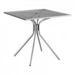 Lancaster Table & Seating Harbor Gray Steel Mesh Outdoor Arm Chair Lancaster Table & Seating Harbor Gray Steel Mesh Outdoor Arm Chair
