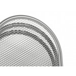 Lancaster Table & Seating Harbor Gray Steel Mesh Outdoor Arm Chair Lancaster Table & Seating Harbor Gray Steel Mesh Outdoor Arm Chair