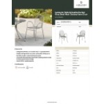 Lancaster Table & Seating Harbor Gray Steel Mesh Outdoor Arm Chair Lancaster Table & Seating Harbor Gray Steel Mesh Outdoor Arm Chair