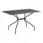 Lancaster Table & Seating Harbor Gray Steel Mesh Outdoor Arm Chair Lancaster Table & Seating Harbor Gray Steel Mesh Outdoor Arm Chair
