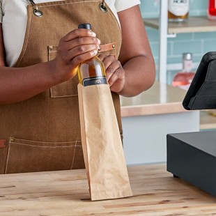 Duro 1/2 Pint Size Brown Paper Bag - 2,000/Case