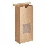 Choice 1 lb. Brown Kraft Customizable Paper Coffee Bag with Reclosable Tin Tie - 100/Pack Choice 1 lb. Brown Kraft Customizable Paper Coffee Bag with Reclosable Tin Tie - 100/Pack