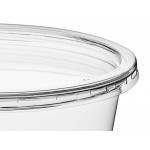 Choice 12 oz. Ultra-Clear Recycled PET Plastic Round Deli Container with Lid - 250/Case Choice 12 oz. Ultra-Clear Recycled PET Plastic Round Deli Container with Lid - 250/Case