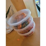 Choice 12 oz. Ultra-Clear Recycled PET Plastic Round Deli Container with Lid - 250/Case Choice 12 oz. Ultra-Clear Recycled PET Plastic Round Deli Container with Lid - 250/Case