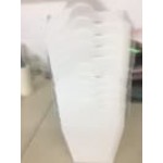 Fold-Pak 16WHWHITEM 16 oz. White Chinese / Asian Paper Take-Out Container with Wire Handle - 500/Case