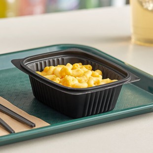 Pactiv MicroMax 12 oz. Black Deli Container - 252/Case Pactiv MicroMax 12 oz. Black Deli Container - 252/Case