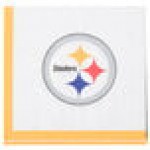 Creative Converting 659525 Pittsburgh Steelers 2-Ply Beverage Napkin - 192/Case