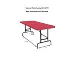 NPS Adjustable Folding Table, 30