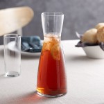 Acopa Slim 32 oz. Glass Carafe - 12/Case Acopa Slim 32 oz. Glass Carafe - 12/Case