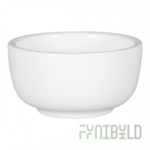 RAK Porcelain Rakstone Ease 3.38 oz. White Porcelain Ramekin - 12/Case