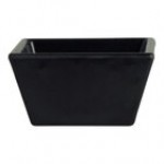Creations Cali from Steelite International 1 oz. Black Melamine Square Dish - 24/Case Creations Cali from Steelite International 1 oz. Black Melamine Square Dish - 24/Case
