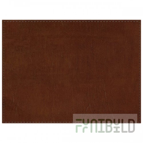 H. Risch, Inc. PLACEMATDX-LTHBROWN Tuxedo Leather 16