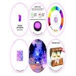 Flavour Blaster Round Color-Changing LED Light Coaster