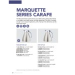 Service Ideas Marquette 20 oz. Polished Stainless Steel Insulated Carafe / Server with Flip-Top Lid MAR06PS Service Ideas Marquette 20 oz. Polished Stainless Steel Insulated Carafe / Server with Flip-Top Lid MAR06PS