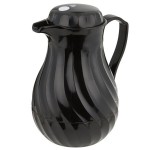 Vollrath 52144 SwirlServe Tilt & Pour 64 oz. Black Beverage Server Vollrath 52144 SwirlServe Tilt & Pour 64 oz. Black Beverage Server